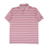 Pink Striped Short Sleeve Polo