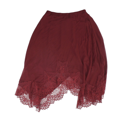Maroon Maxi Skirt
