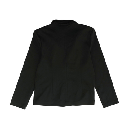 Black Solid Blazer