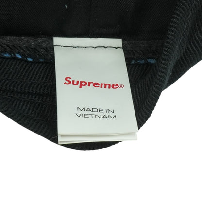 New York Leather 6-Panel Hat in Blue