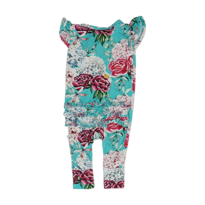 Blue Floral One-Piece
