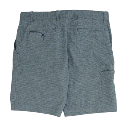 Gray Striped Chino / Khaki Shorts