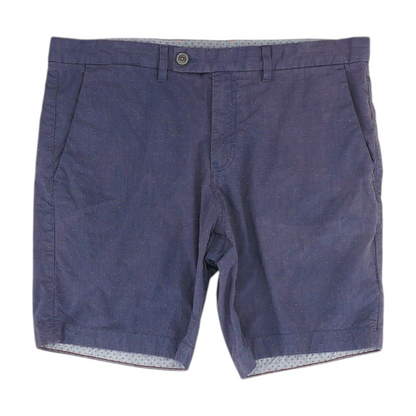 Purple Print Chino Shorts