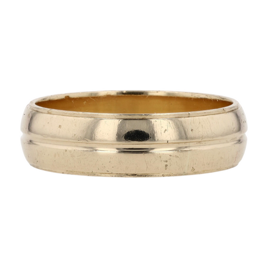 14K Yellow Gold Band