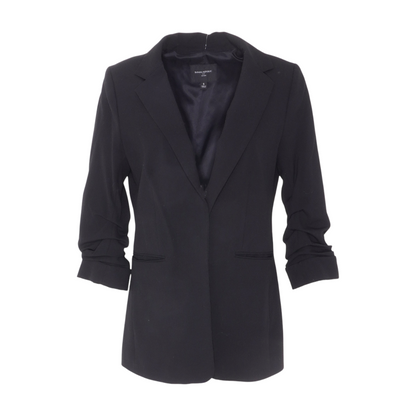 Black Solid Blazer