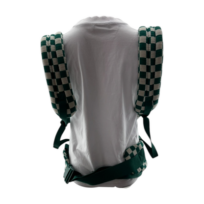 Green Check Infant Carrier