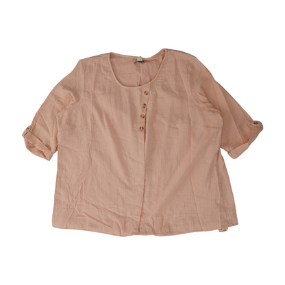 Peach Plus Blouse