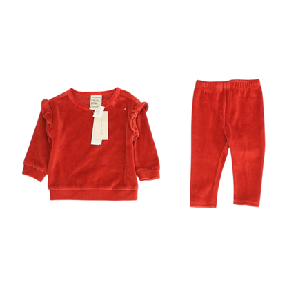 Red Long Sleeve Set