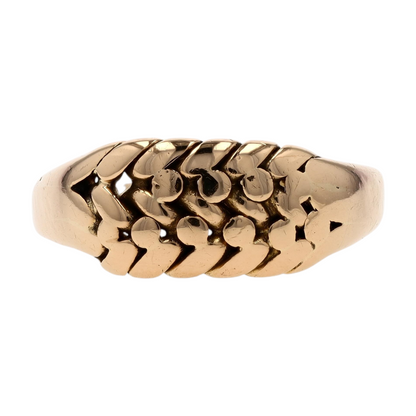 14K Yellow Gold Band Ring