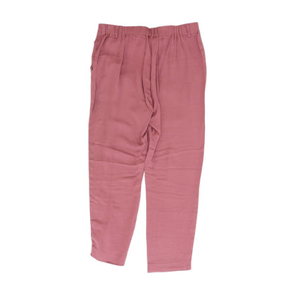 Mauve Solid Dress Pants
