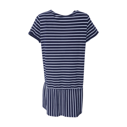 Navy Plus Striped Mini Dress