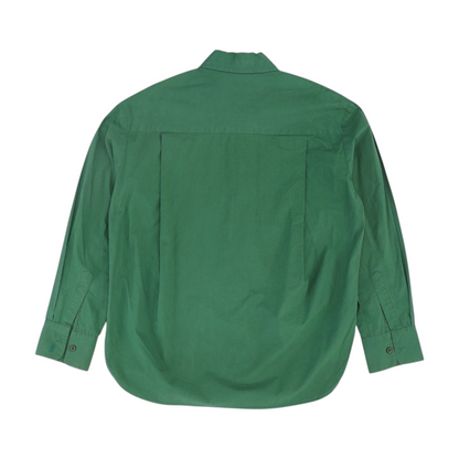 Green Button Down