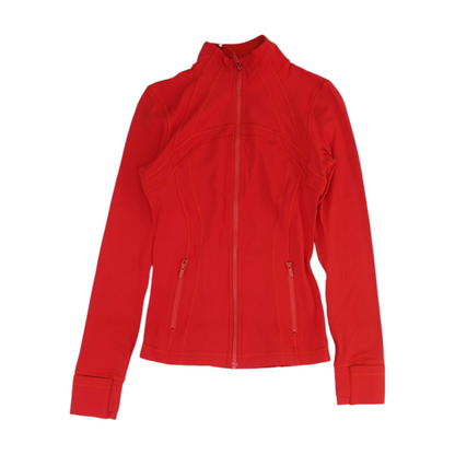 Red Solid Active Jacket