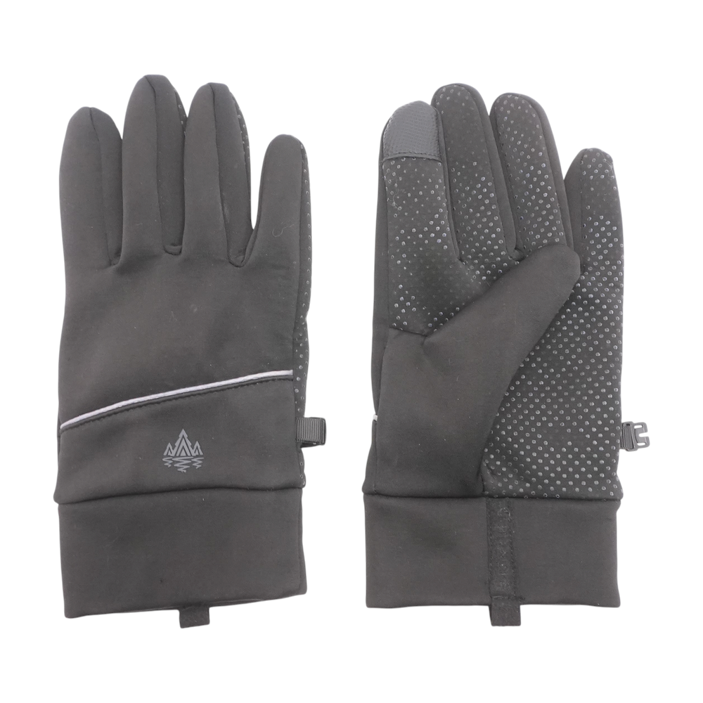 Black 100% Polyester Gloves