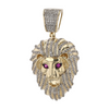 1/2 ctw 10K Two-Tone Gold Diamond Pendant – Image 1