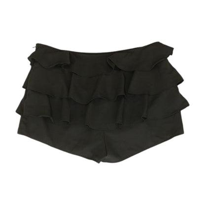 Black Solid Shorts
