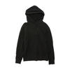 Black Solid Hoodie Pullover