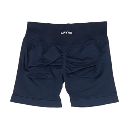 Navy Solid Active Shorts
