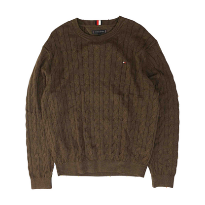 Green Solid Pullover Sweater