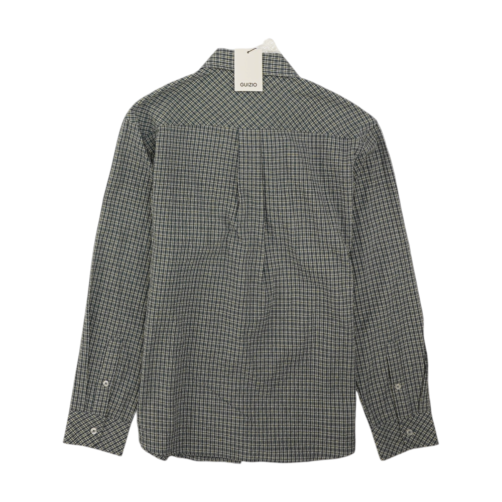 Blue Plaid Long Sleeve Button Down