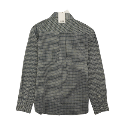 Blue Plaid Long Sleeve Button Down