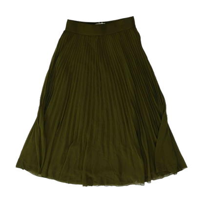 Green Petite Midi Skirt