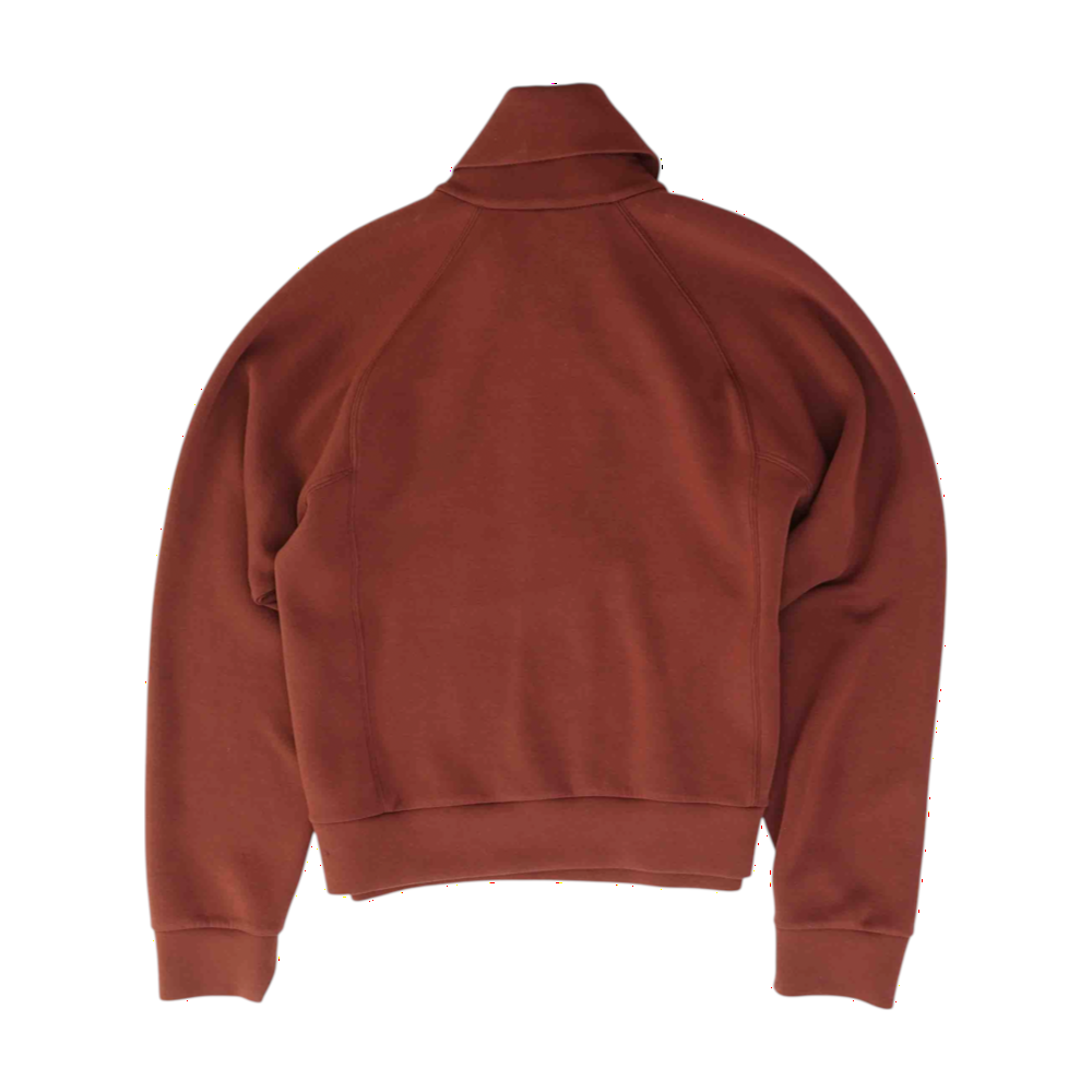 Maroon Solid 1/4 Zip Pullover
