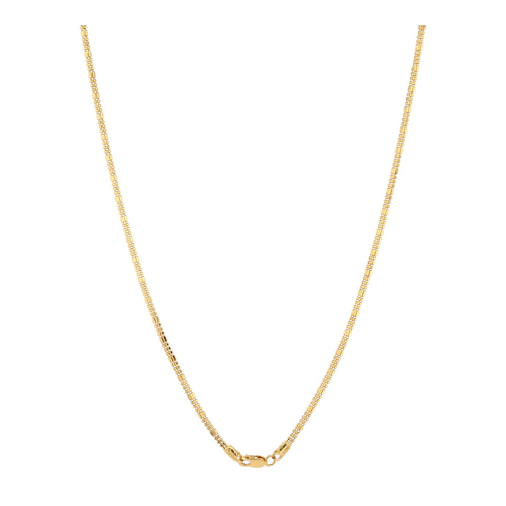 22K Yellow Gold Chain Necklace