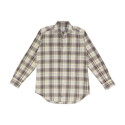 Multi Check Long Sleeve Button Down