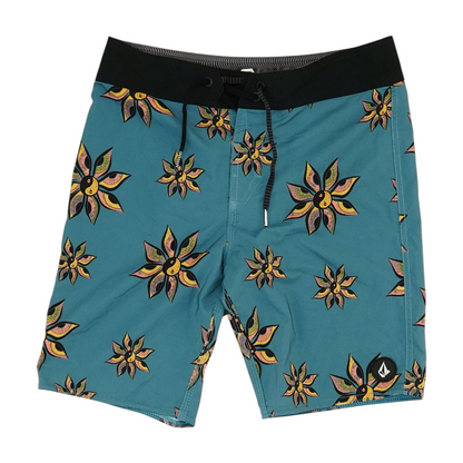 Green Graphic Swim Bottom