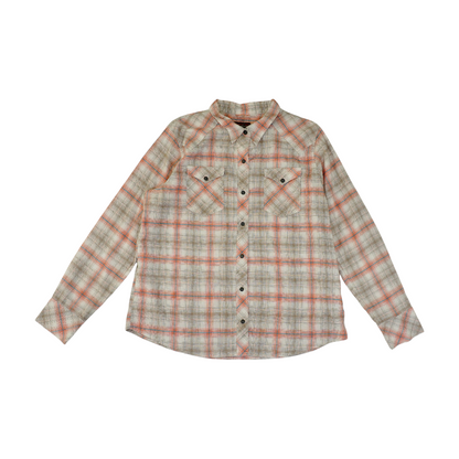 Multi Plaid Flannel Button Down