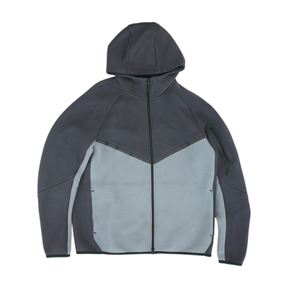 Gray Color Block Jacket