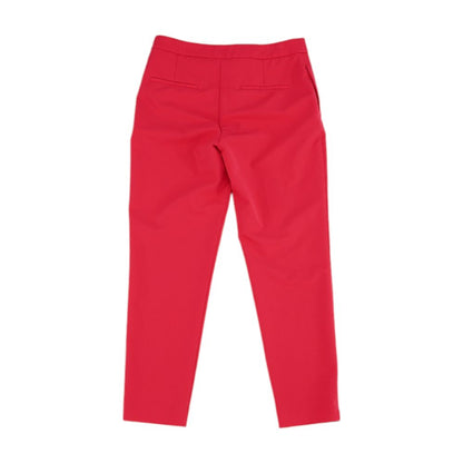 Pink Solid Dress Pants