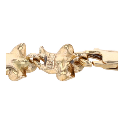 14K Yellow Gold Chain Bracelet