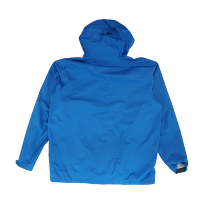 Blue Solid Rain Jacket