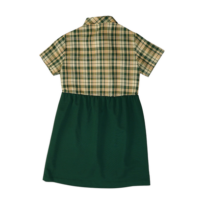 Vintage Green Plaid Dress