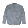 Gray Solid Long Sleeve Button Down