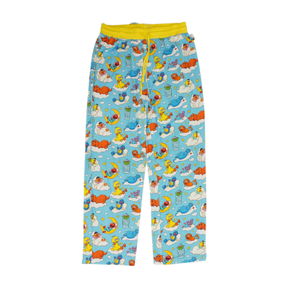 Blue Graphic Pajama Bottom