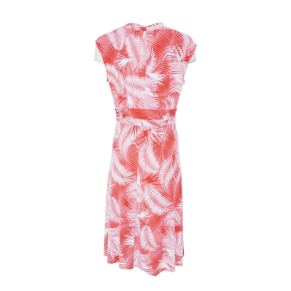 Pink Petite Tropical Midi Dress