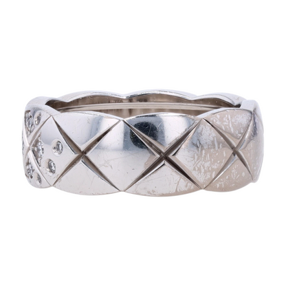 1/5 ctw 18K White Gold Diamond Band Ring