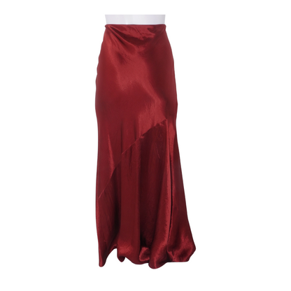 Maroon Maxi Skirt