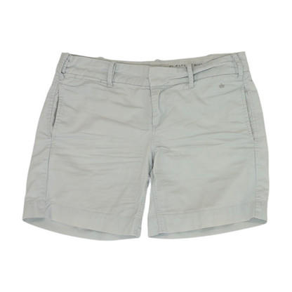 Gray Solid Chino Shorts