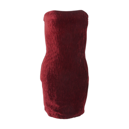 Maroon Mini Dress