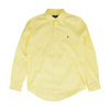 Yellow Solid Long Sleeve Button Down