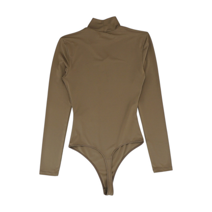 Brown Bodysuit Blouse