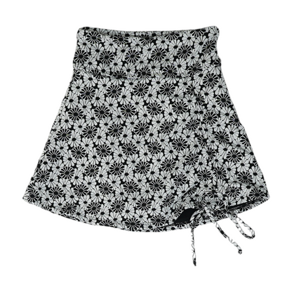 Black Floral Swim Bottom