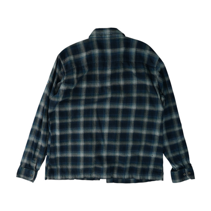 Blue Plaid Flannel Button Down