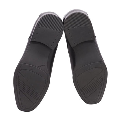 Black Leather Derby/oxford Dress Shoes