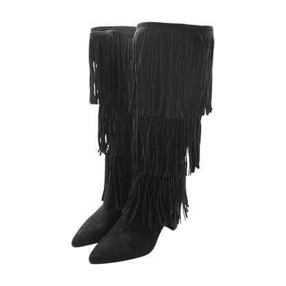 Black Knee-High Boots