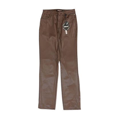 Brown Solid Pants